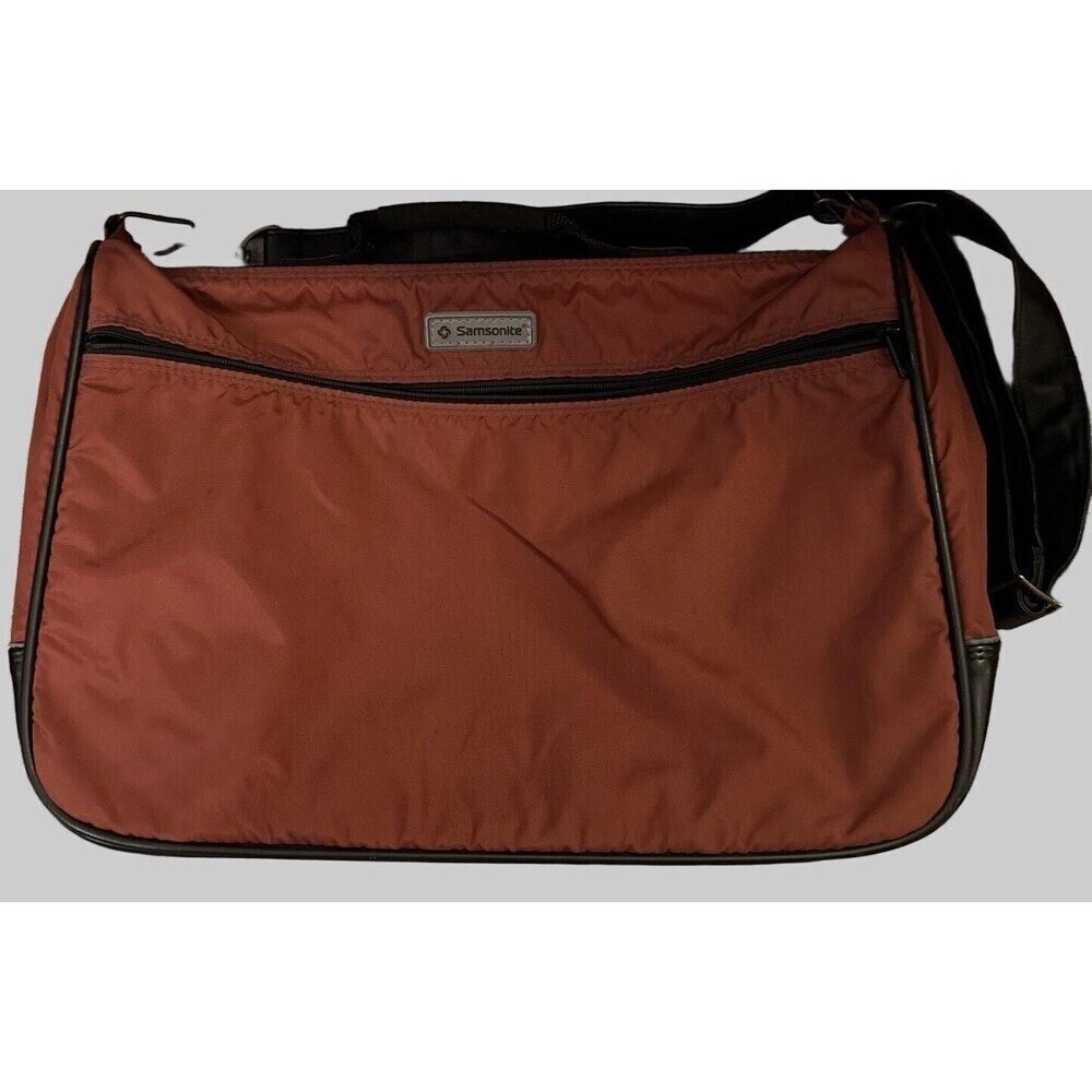 Vintage Samsonite Silhouette Blue Travel Carry On Soft Luggage Bag Great Cond.